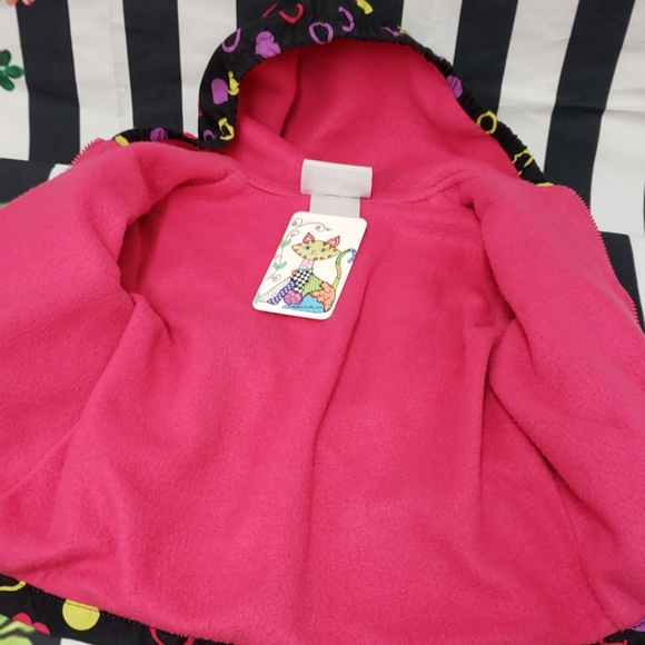 EUC black pink coat 24 month sugar cookies - Picture 5 of 7